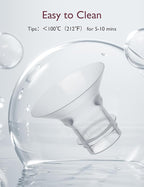 Momcozy Flange Insert 17mm Compatible with 24mm Flange/Shield of Most Pumps, Insert for Breast Pump Replacement Accessories, 4PCS 17mm