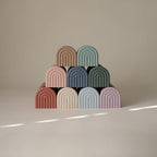 mushie Bath Spout Cover | Soft Silicone Bathtub Faucet Safety Guard for Kids | Universal Fit (Shifting Sand)