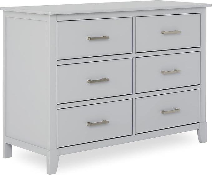 Dream On Me Cleo Double Dresser in Pebble Grey