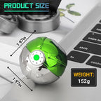 Metal Fidget Spinner Luminous Heavy Duty Ball Fidget Toy Desk Decoration for Stress Relief, Cool Stuffer Gadget Party Favor Birthday Gift for Kid Adult