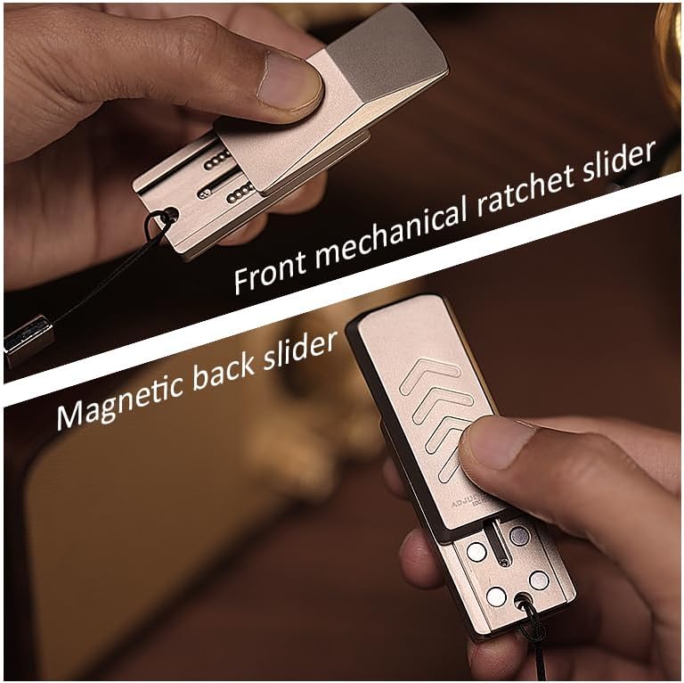 Fidget Toys Metal Fidget Slider Toys- Stress Relief EDC Fidget Slider Casual Metal Adult's Hand Toys,Pickup Truck Design and Multiple Play Options