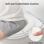 2-in-1 Toddler Potty Training Toilet - Larger Potty Chair & Detachable Training Seat for Boys & Girls Ages 1-3 with Flushing Sound, Wipes Storage, Toilet Paper Holder