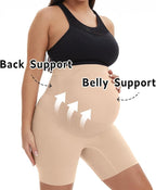 Seamless Maternity Shapewear, Prevent Thigh Chaffing, Pregnancy Belly Support, S-5XL