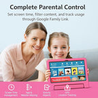 10.1" Kids Tablet Android 14 | 64GB Octa-Core 8GB RAM | Shockproof Case & Parental Control | 12H Fast Charge | HD Display w/Google Kids Space & Educational Apps | WiFi 6/Bluetooth/GPS | Ages 3-12
