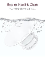 Momcozy Flange Insert 17mm Compatible with Momcozy M5. Original M5 Breast Pump Replacement Accessories, 1PC (17mm)