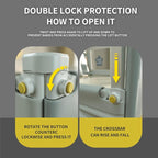 3-Piece U Type Toddler Bed Rails, Folding Baby Bed Guard for Kids, Adjustable, Safety, Convenient Bed Rails, Guard Rail for Twin, Full, Queen& King Size (Pink Cartoon, 74.8x78.74x78.74 Inch)