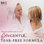 Nicole + Brizee N+B Tearless Collection | Gentle Tear Free Formula | Safe for ALL Ages | Certified Organic Ingredients | USA Made (Shampoo)