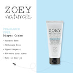 Baby Diaper Cream - Pediatrician & Dermatologist Approved - Zinc Oxide & Kaolin Clay Rash Protectant for Soothing Relief & Healing - Mom's Choice Award Winner - Fragrance Free 3.4 oz