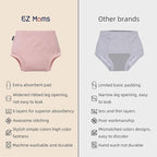 EZ Moms 6 Packs Toddler Potty Training Underwear Absorbent Training Pants Toilet Training Pants 2T-7T