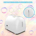 Bubble Machine for Kids Parties Bubble Maker Operated by Plugin or Batteries Outdoors Blower Life Theme Parties Weddings Birthday Parties Create Bubble World Gifts for Boys and Girls