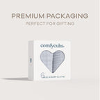 Comfy Cubs Muslin Burp Cloths 20" x 10", Pack of 6 - Large, 6-Layer, Ultra Absorbent 100% Cotton for Baby Drool and Messes - Soft, Safe & Gentle Baby Burp Cloths Set for Boys & Girls - Slate