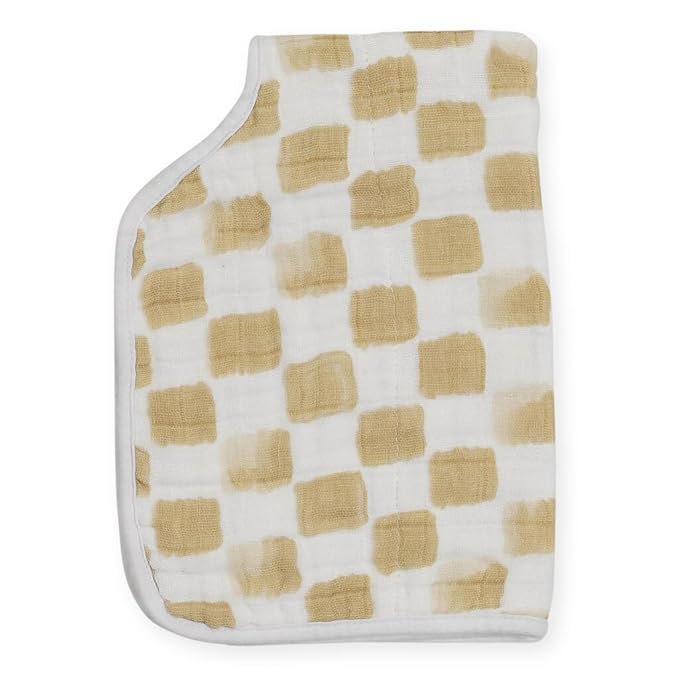 Little Unicorn Cotton Muslin Burp Cloth - Adobe Checker