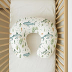 Nursing Pillow Covers 2 Pack, Breastfeeding Pillow Slipcovers Soft and Stretchy, Nursing Covers for Baby Girls Boys Newborn