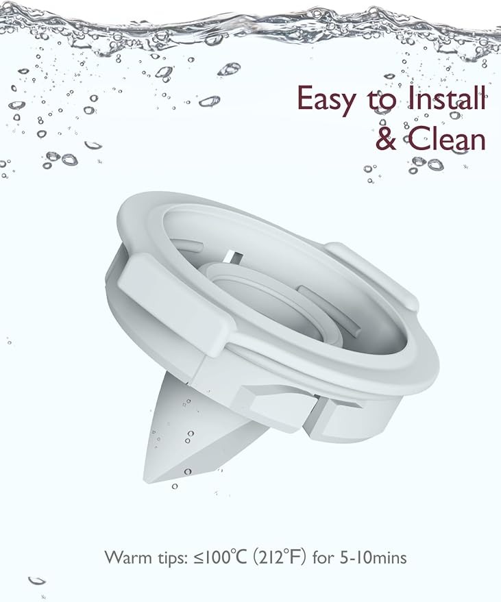 Momcozy Original Replacement Accessories for Upgraded Mobile Flow | Upgraded M9,Original Upgraded M9 Breastfeeding Parts,Valve，2 Pack