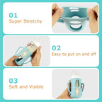 Silicone Sleeves for Pigeon Baby Bottles 8.1 oz,Anti Breakage Glass Baby Bottle Holder with Handles 2 Pack