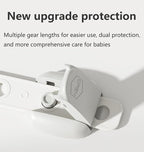 Child Safety Strap Locks (3 Pack) Baby Locks for Cabinets and Drawers, Toilet, Fridge & More. Adhesive Pads. Easy Installation, No Drilling Required, White/Gray (White, 3 pcs (Pack of 1))