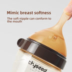PPSU Natural Breast-Like Bottle with Nipple(7-10 Months),10oz，1pack
