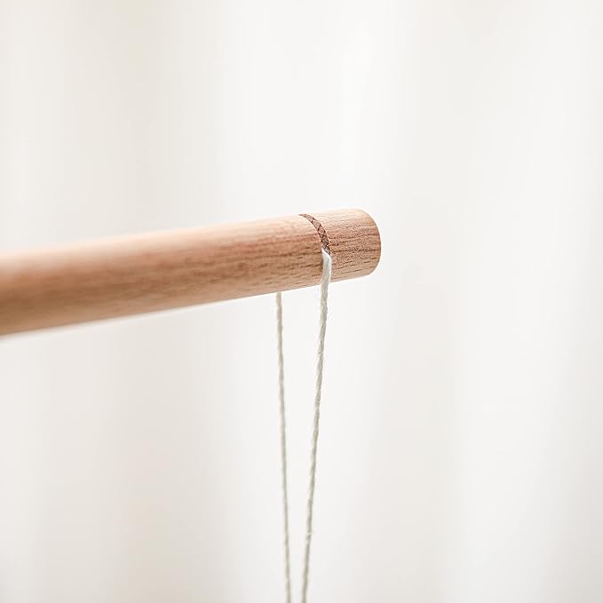 Baby Crib Mobile Arm,HBM Wooden Mobile Arm for Crib Mobile Hanger for Crib Baby Girl Nursery Decor