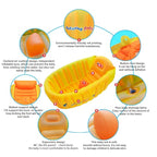 | Inflatable Baby Bathtub,Newborn Bathtub Seat for Infant,Non-Slip Baby Pool for Sitting up,Foldable Toddler Tub Shower,Portable Travel Bath for Kids 0-6 Year