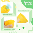 yeesport 48 PCS Sport Stacking Cups with Horse Pattern, Sport Training Game for Challenge Competition, Plastic Stacking Cups, Classic Family Game for Youth and Adults, Red+Blue+Green+Yellow