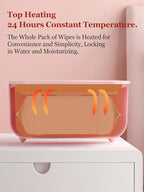 Wipe Warmer - 2025 New Premium Baby Wet Wipes Dispenser, Baby Wipe Warmer for Home Use - Essential Calentador De Wipes para Bebes - Travel Friendly with Direct Plug-in Power Supply