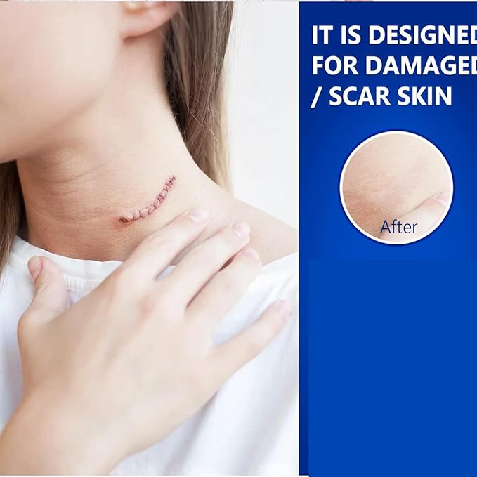 Advanced Scar Gel for Surgical Scars, Face, Body, Legs, Burns, Acne, C-Section, Stretch Marks, Keloids - Effective Scar Removal for Men and Women, Suitable for Old & New Scars (100% New -2 Bottle)