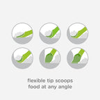 Olababy 100% Silicone Soft Tip Feeding Spoon for Parent Led Weaning 2 Count (Pack of 1 )