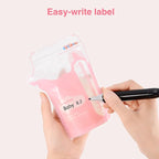 Breastmilk Storage Bags(180 Count)，8oz Milk Storage Bags for Breastfeeding，BPA Free with Easy Pour Spout, Self Standing, for Refrigeration and Freezing