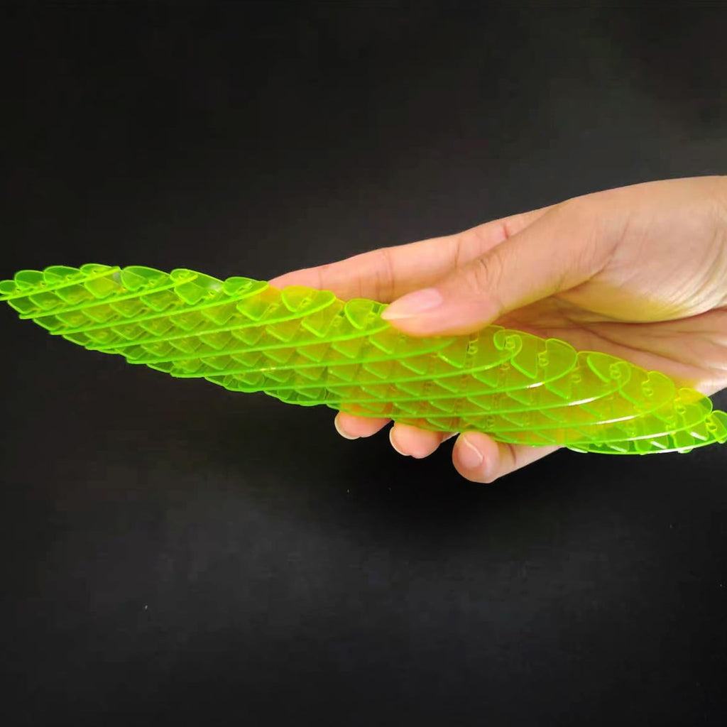 2P Fidget Big Worm Toy｜Sensory Slug Fidget Toy｜ Fidget Toy for Kids&Adults｜ Quiet EDC Resistance Fidget Toy ｜Funny Pocket Fidget Toy｜Sensory Stress Anxiety Relief Toys (Medium)