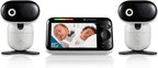 Motorola Nursery Video Baby Monitor with 2 Cameras, 5" Screen HD PIP1610, No WiFi, Wall Mount, Long Range, 2-Way Audio, Temperature Sensor, Motorized, Lullabies, PIP1610-2