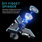 INNÔPLUS Fidget Spinners for Kids, Fidget Toys for Kids,Metal Fidget Spinner with Luminous Light Stress Relief, Spinner Absorb Light Then Release in Dark