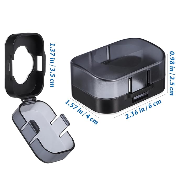 TOYANDONA 1pc Safety Lock Cover Child Safety Lock Child Proof Door Handle Child Proof Door Cover Child Proof Door Lock Cover Child Safety Door Cover Stove Abs Knob Security Door Baby