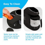 EVLA'S Baby Food Maker, Steamer, Blender, Baby Food Processor for Healthy Homemade Baby Food in Minutes, Touch Screen with 6 Reusable Food Pouches, Baby Registry Essential, Dark Grey