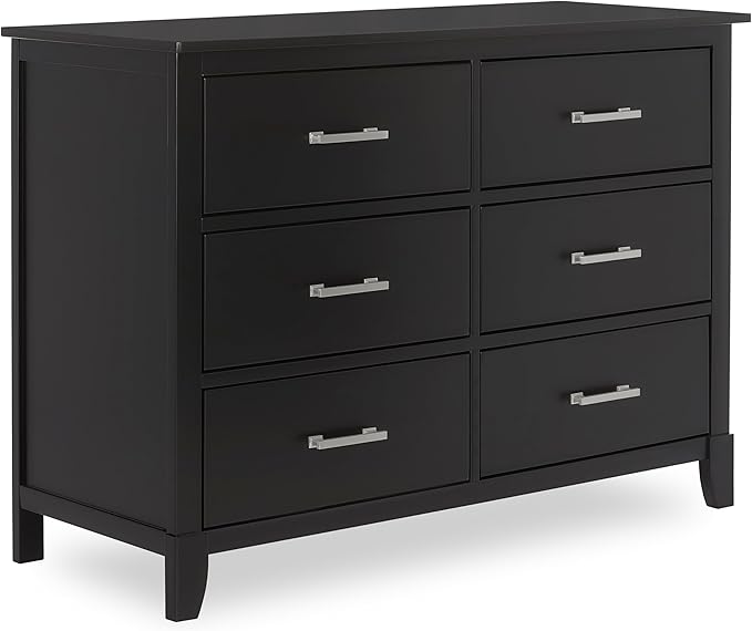 Dream On Me Cleo Double Dresser in Black