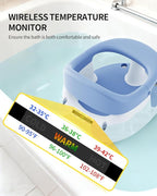 Baby Bath Seat for Babies 6 Months & Up, Bath Seats for Babies Sitting Up, 3 Baby Bath Toys, Open Design, Non-Slip, Compact Toddler Bath Seat.