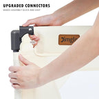 Baby Playpen Foldable, Playard for Babies and Toddlers, Portable Playpen Activity Center with 50 Balls+2 Handles for Travel, Indoor & Outdoor Play Pen with Mesh 50''x50''