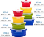 Collapsible Silicone Food Storage Container Set (MULTI COLOR)