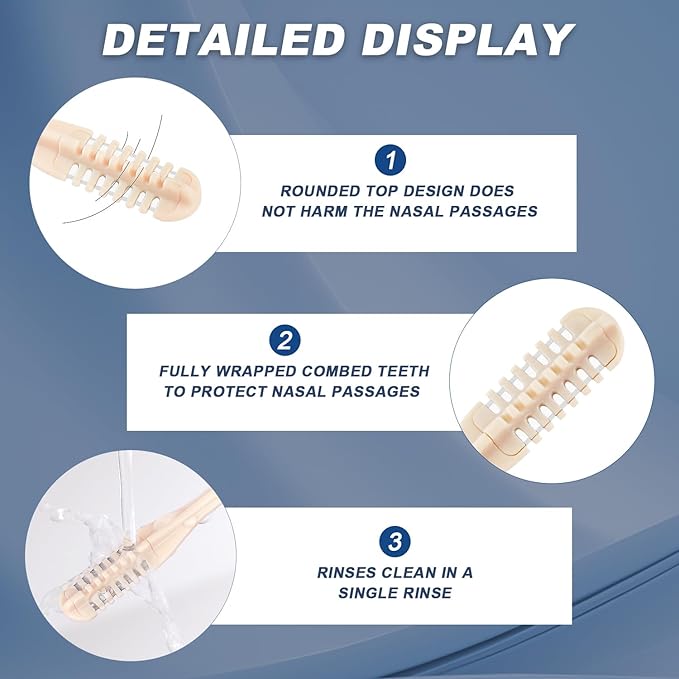 10PCS Nasal Hair Cutter,2025 Upgraded Manual 360° Rotating Nostril Hair Removal Tool,2 in 1 Noses Hairs Knife with Earpick,Portable Manual Nose Hair Trimmer for Women Men Travel Essentials