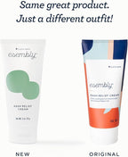 Esembly Rash Relief Cream, Organic and Cloth Friendly Zinc Oxide Barrier Cream, Soothes and Heals Diaper Rash, Natural Aid for Baby Bottom Discomfort, 3oz