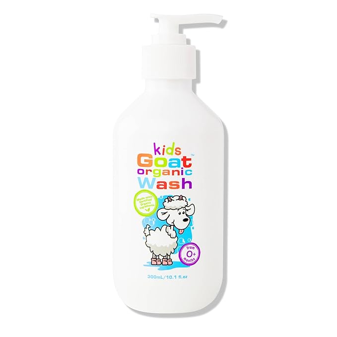 Goat Milk Kids Organic Body Wash: Balance and Moisture for Kids and Babies' Skin, 10.1 Fl oz