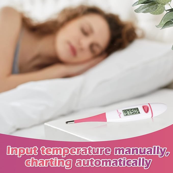 Easy@Home Ovulation Test Kit: 50 Ovulation Strips & 20 Early Pregnancy Tests & One Basal Body Thermometer & Urine Cups