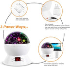 MOKOQI Star Night Light Projector for Kids with Timer - Glow in The Dark Stars and Moon, Best Gift for 1-14 Years Old