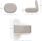 Ubbi Safety Bundle, Safeguarding and Baby Proofing Set, Includes 36 Outlet Covers, 16 Table Corner Protectors and 2 Pinch Guards, Child Safety Kit, Taupe