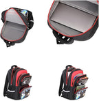 Cartoon Backpack for Boys, 17 Inch Kids Space Backpack for Children Teens Waterproof School Travel Backpacks