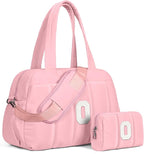 Duffle Bag for Travel, Weekender Bags for Women，Initial Overnight Bag with Wet Pocket，Lightweight Travel Bags Personalized Gym Tote with Makeup Pouch