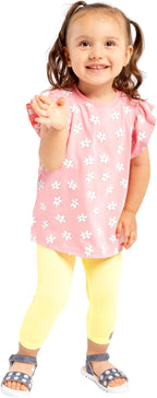 Premium Baby & Toddler Capri Leggings - Soft Cotton Blend, Durable & Perfect for Every Adventure