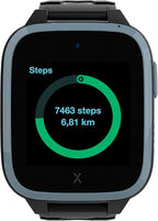 XPLORA XGO 3 - Watch Phone for Children (4G) - Calls, Messages, Kids School Mode, SOS Function, GPS Location, Camera and Pedometer – (Subscription Required) (Black)