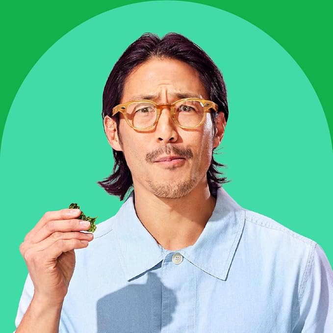 Gimme Seaweed Organic Premium Roasted Seaweed Snacks, Wasabi, 20 Count, Keto, Vegan, Gluten-Free, Great Source of Omega3s and Iodine, Healthy On-The-Go Snack for Kids and Adults