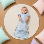 Baby Swaddle Blanket for Newborns and Infants,2-Piece Set Infant Pajamas,Bidirectional Zipper,Easy to Put On and Take Off