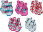 Newborn Baby Boy Girl Caps Mittens Socks Set Cotton Baby Essentials Accessories (Hats+Gloves+Socks)